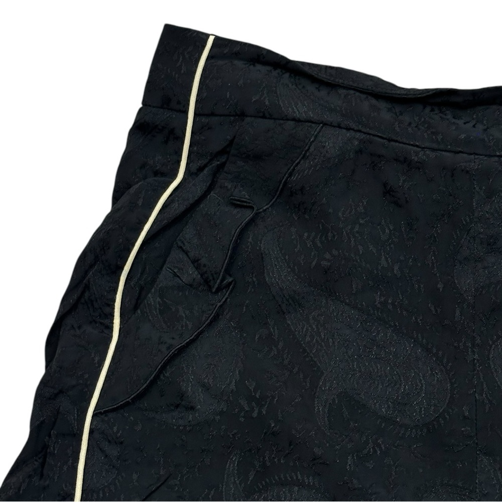 Maje Black Shorts Ruffle Pocket - Picture 3 of 8